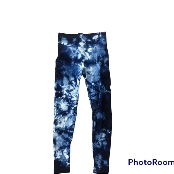 SET ACTIVE blue crush tie dye leggings NEW! - Image 9