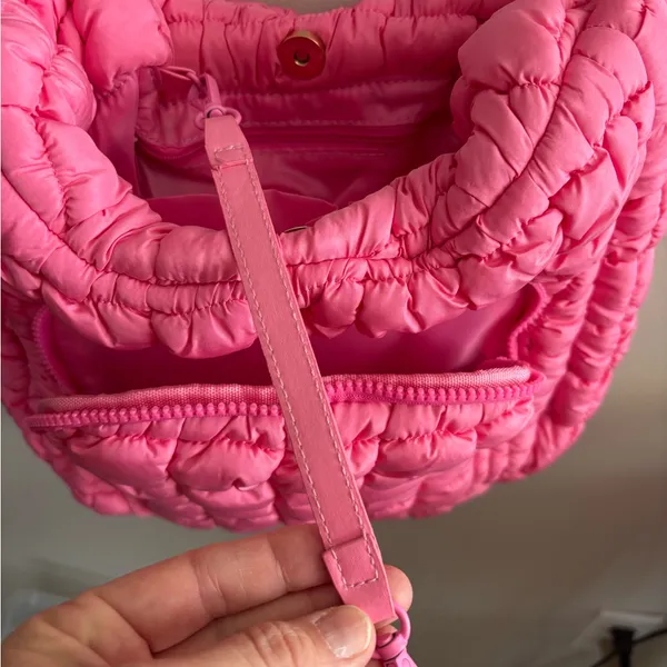 NWT Simply Southern Pink Quilted Shoulder Bag‎ - Image 8