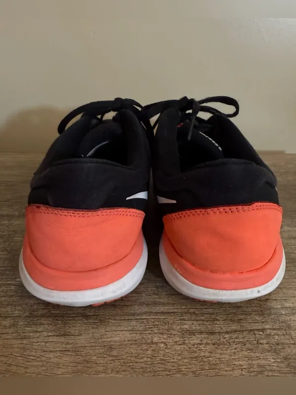 Nike Flex Run Sneakers 709021-003 Women’s Size 7.5 Lace Up Orange Black - Image 4