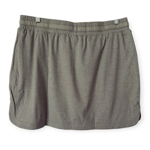 NWT Anatomie Myra Gray Pull On Skort Size XL Athletic Skirt - Image 3