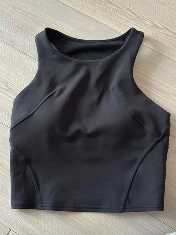 Lululemon Invigorate Training Tank Top Black Size 2 - Image 3