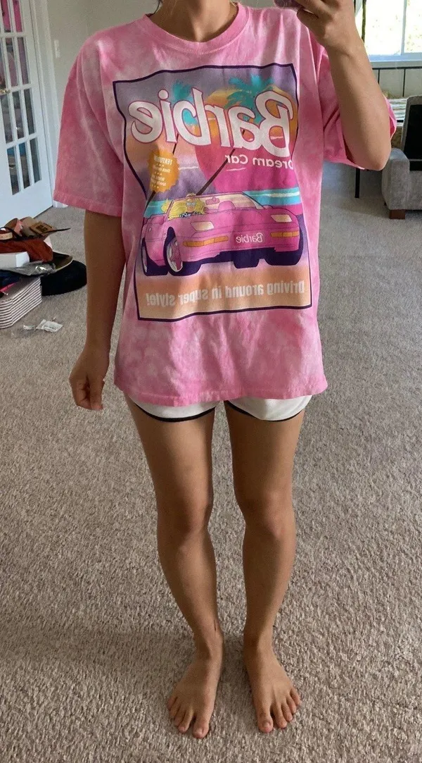 boxy T shirt. M Pink Size M - Image 2