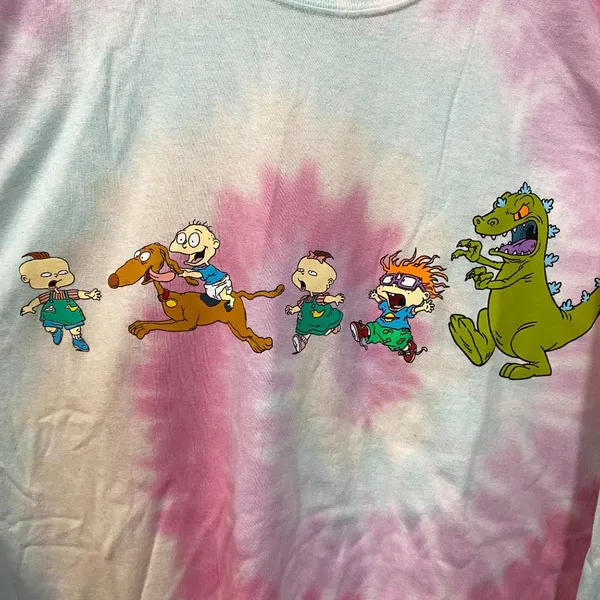 Nickelodeon Rugrats Long Sleeve Tie Dye T-Shirt 2XL - Image 2