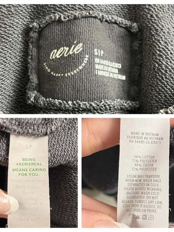 Aerie Grey Crewneck Pullover Small - Image 10