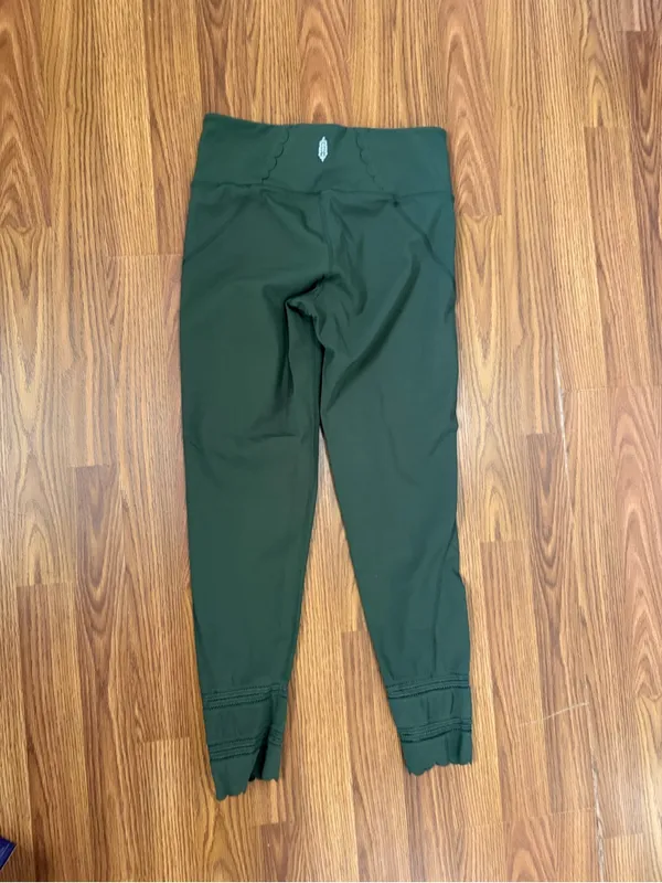Free People Movement Genesis Yoga Scalloped Eyelet Lattice Leggings SP - Image 5