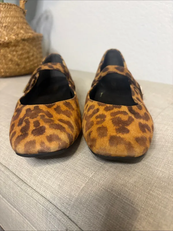 Vionic Alameda Leopard Print Mary Jane Flats 8 - Image 5
