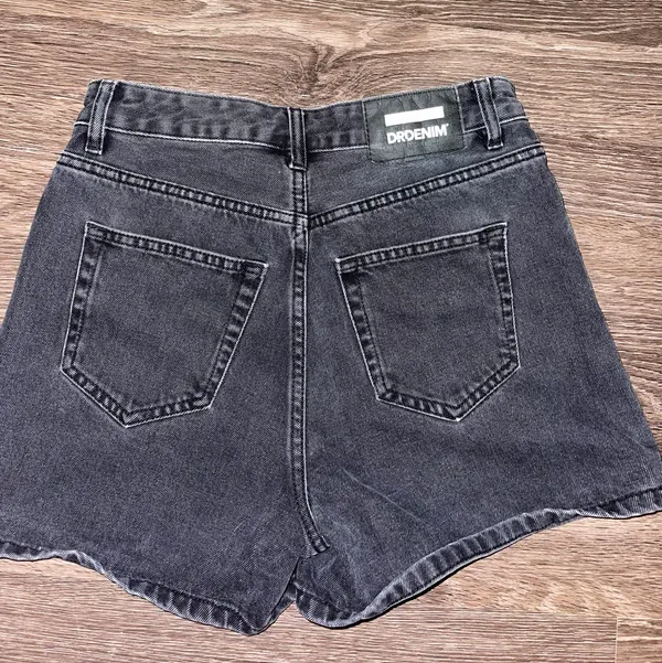 Dr. Denim Black Denim Shorts - Image 3