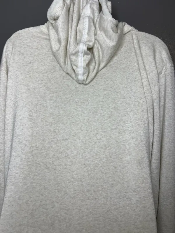 FP Movement Dress Womens Small White Hooded French Terry Sweater Midi Lounge - Image 9