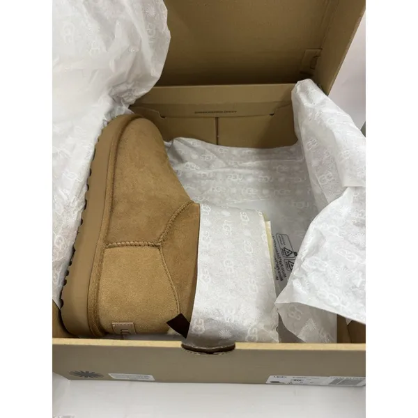 New 100% UGG Brand 1016501 Mini Bailey Bow II Women's Boots Shoes Chestnut - Image 11