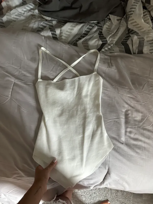 ZARA White Bodysuit - Image 4