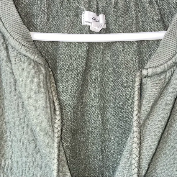 Aerie Olive Green Pullover Peasant Top - Image 3
