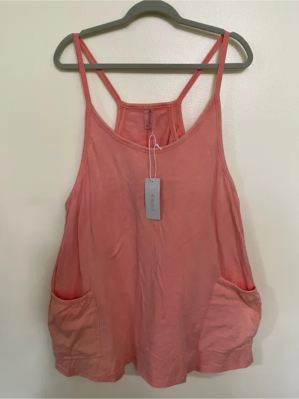 NEW Altar’d State Peach Hang Tough Mini Dress Romper Size 2XL (XXL) NWT - Image 3