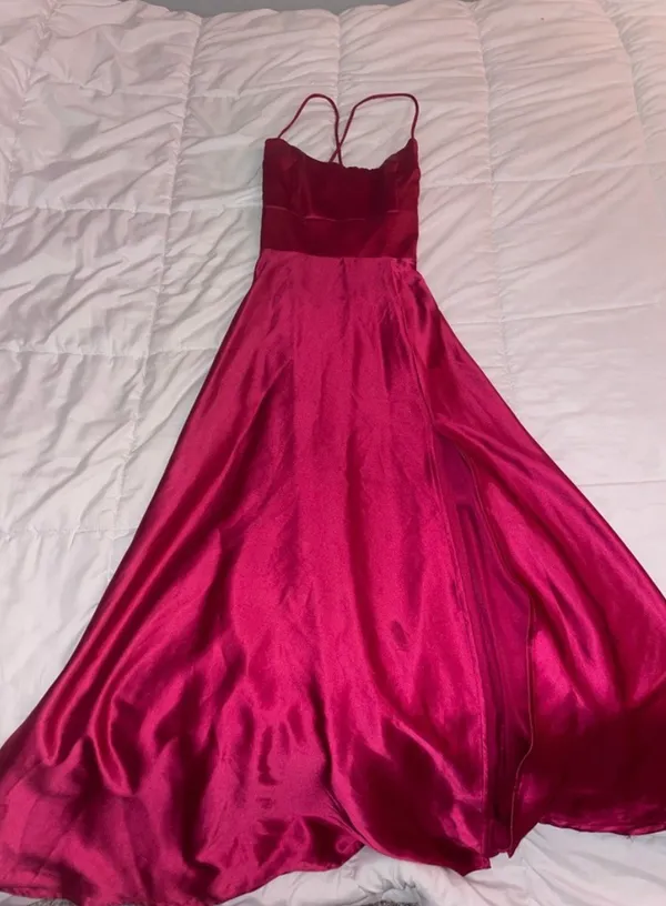 Lulus Prom Dress Pink - Image 4