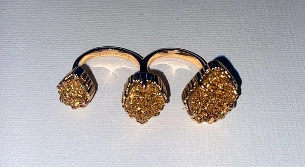 Naomi Rose Gold Double Ring - Image 4