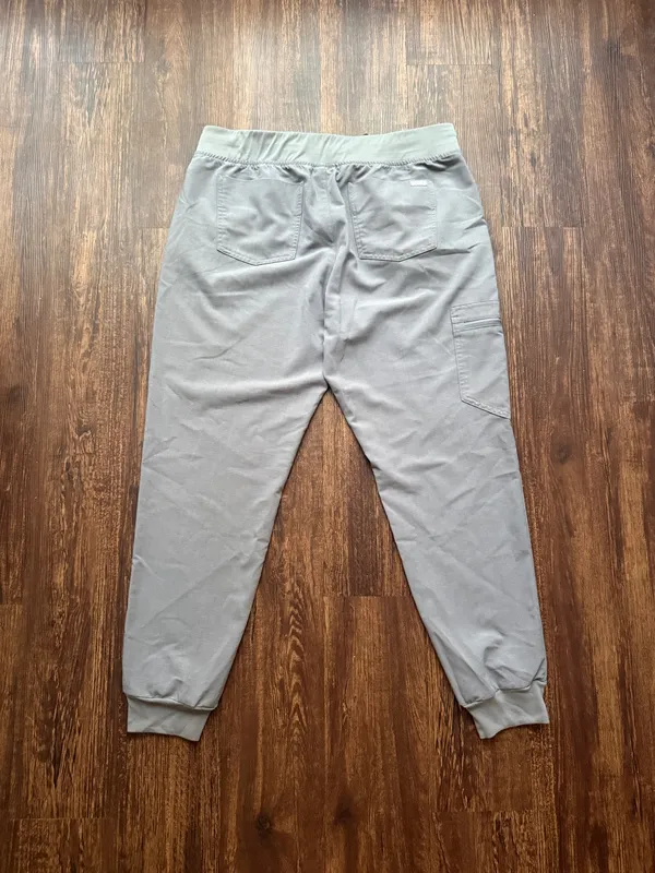 FIGS Women’s Dark Space Gray Zamora Jogger Scrub Pants - Size L Nursecore - Image 2