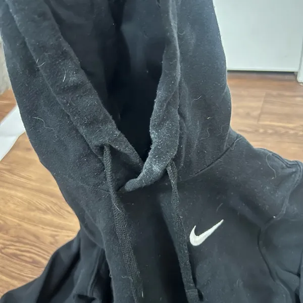 Nike Black Team Club Pullover Hoodie Sweatshirt Size XS - Image 3