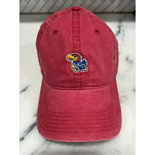 Legacy Women's Kansas Jayhawks Terra Adjustable Hat Red - Image 5