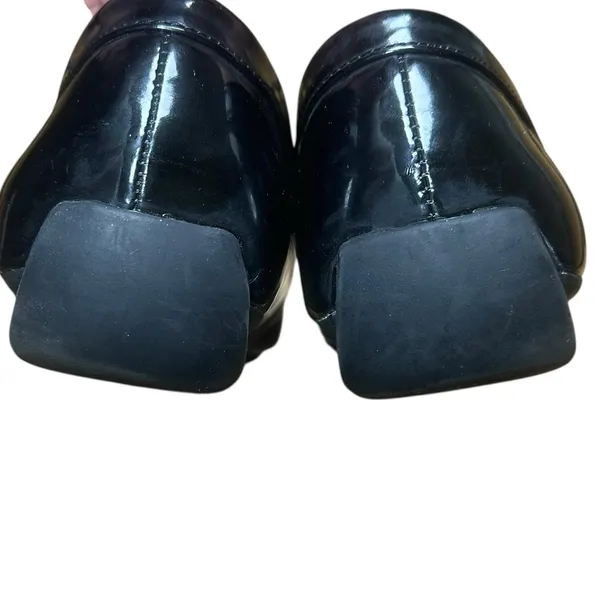 Lauren Ralph Lauren Loafers Block Heel Minimalist Office Classic Black 7.5 Chic - Image 5