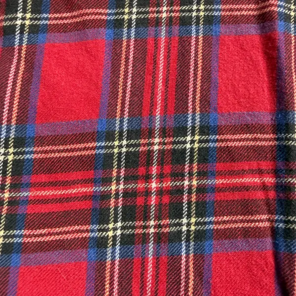 Nutcracker Flannel Shirt Womens 18W Red Plaid‎ Embroidered Winter Bears Holiday - Image 3