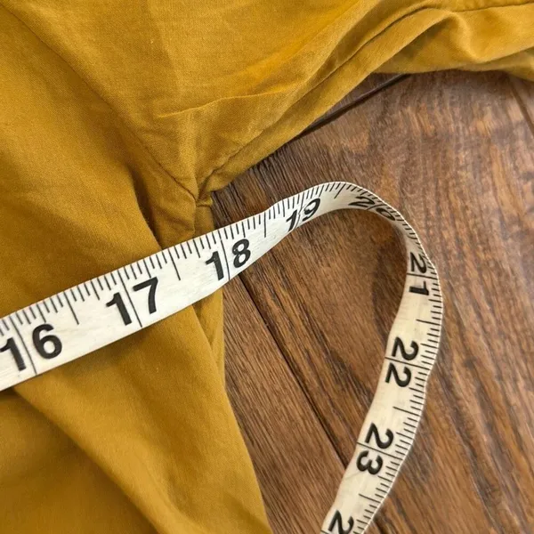 Aerie NWT mustard yellow cropped puff sleeve blouse XS - Image 7