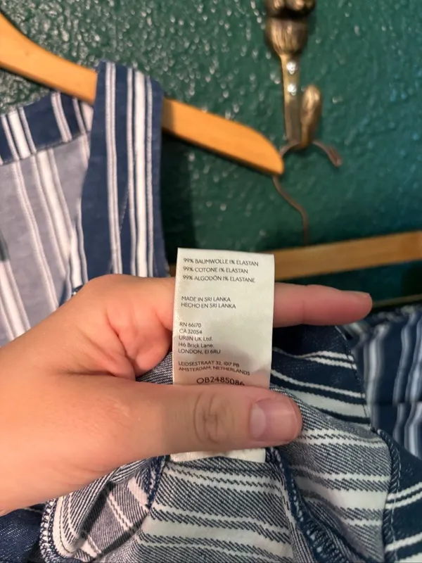 Anthropologie Halsey Striped Matching Set Vest Collette Pants Sz XS/25 - Image 7