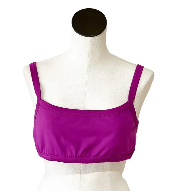 NWOT Free People Lose Control Square Neck Sports Bra In Raspberry - Image 2