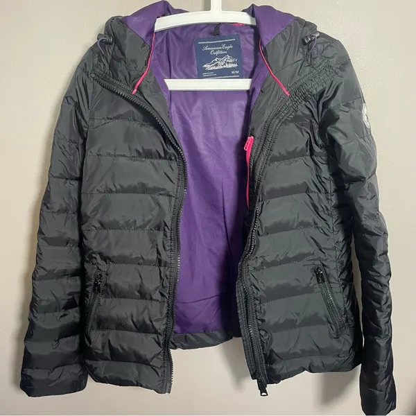 American Eagle Puffer Down Feather Jacket Winter/Ski jacket - Image 8