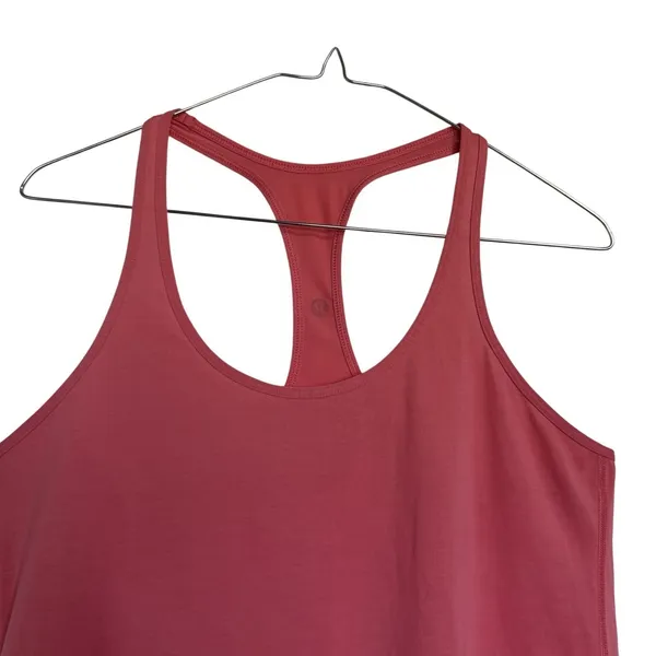 Lululemon Pink Racerback Athletic Tank Top Womens‎ Size 4 Scoop Neck Activewear - Image 3