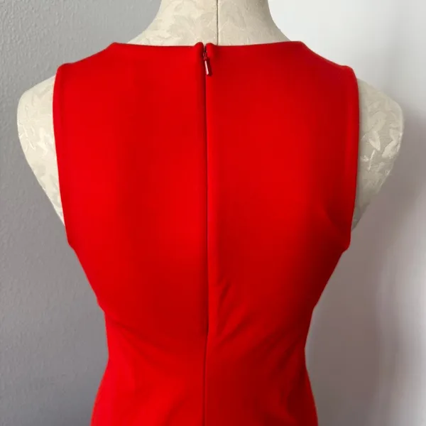 Aritzia Babaton Red Orange Bodycon Dress - Size 4 - Image 5