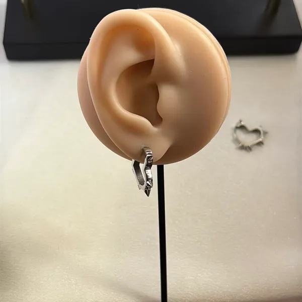 Spike Heart Stud Earrings for Men Women Streetwear Punk Hip Hop Unisex Style - Image 8