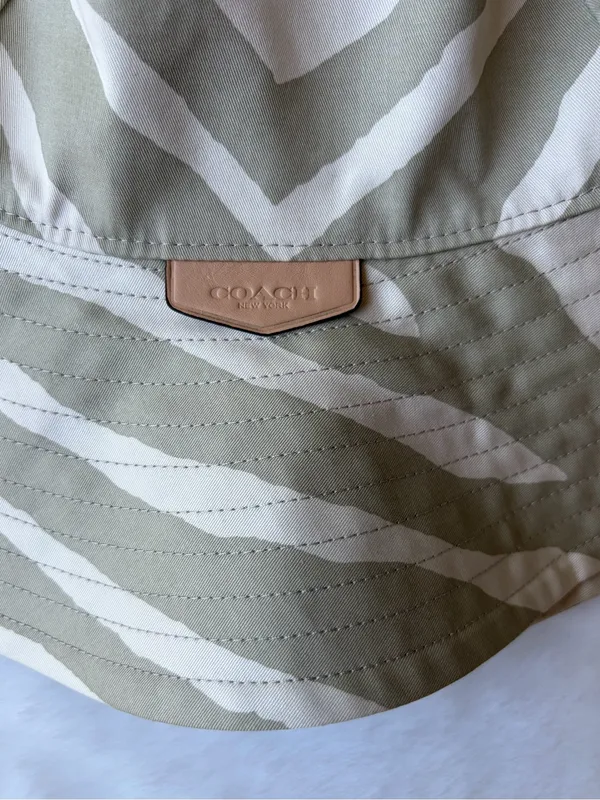 COACH Y2K Striped Bucket Hat - Image 3