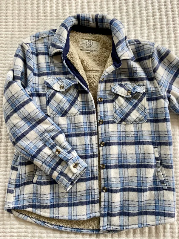 Sage Flannel Shacket - Image 2