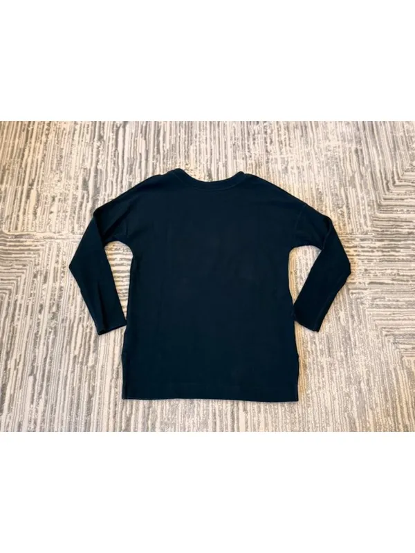 Nike women's small black/metallic silver thick sweatshirt MSRP $70 - Image 5