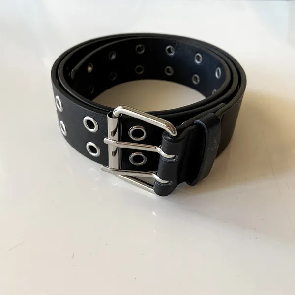 Aeropostale Black Grommet Belt - Image 3