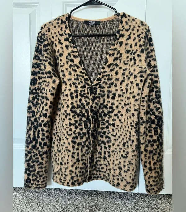 Jaded London Leopard Chuck Cardigan size Xs - Image 4