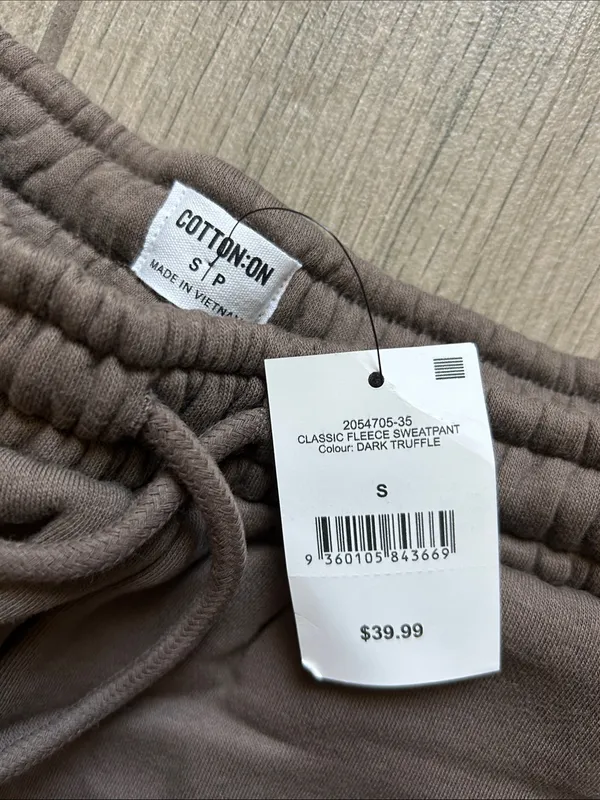 Cotton On Brown Women's Fleece Jogger Pants - Image 3