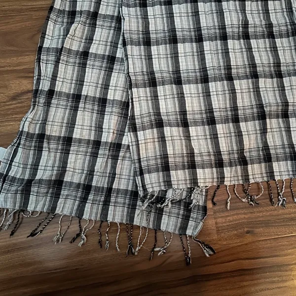 Tassel Scarf Gray - Image 2