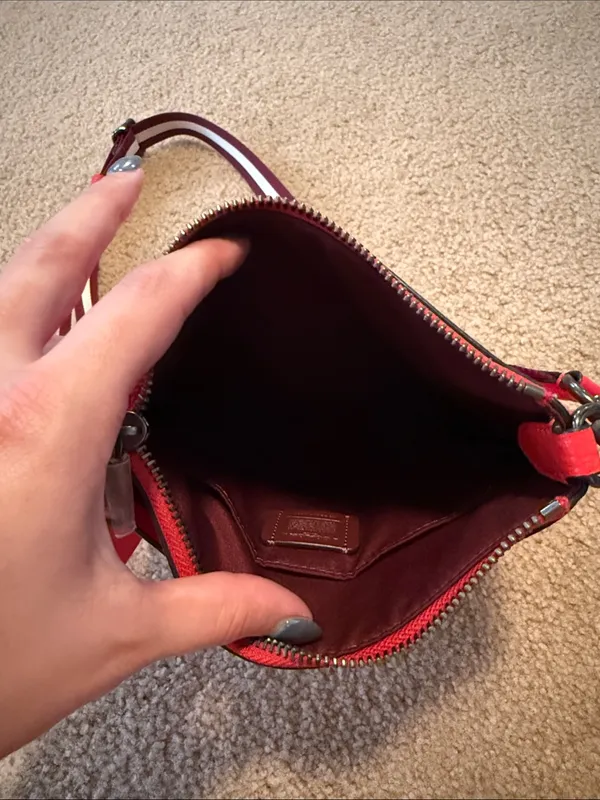 Coach 1897 Jes Slim Red Cross Body Bag - Image 5