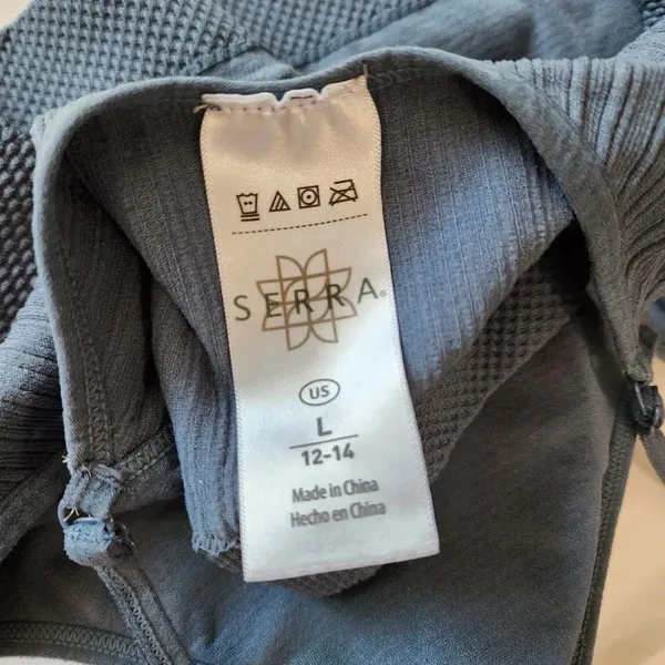 Pack of 2 Sport Bra Size L black and blue - Image 6