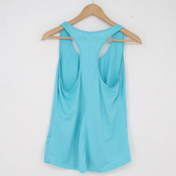 Old Navy Tank Top Womens M Active Aqua Blue Racerback Semi-Fitted Excellent - Image 4