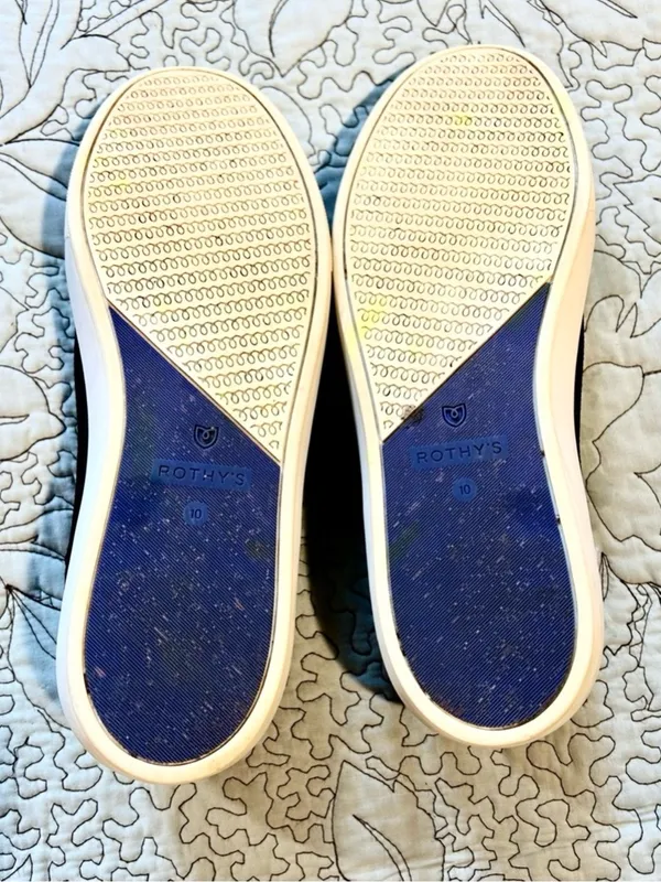 💥ROTHY’S The Original Slip On Sneaker Navy Knit Eco Friendly Women’s Sz 10💛 - Image 10