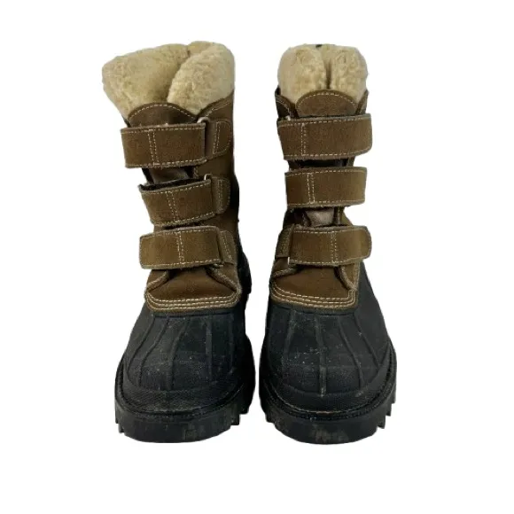 L.L. Bean Tan and Black Snow Boots - Image 3