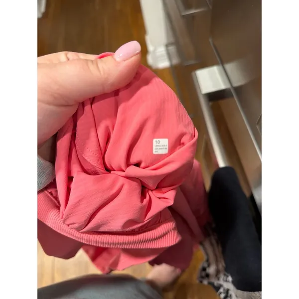 Lululemon Dance Studio Mid-Rise Cropped Pants coral‎ women's 10 - Image 4