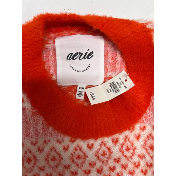 Aerie Flurry Oversized Crew Sweater in sunburst. Size M. NWT - Image 5