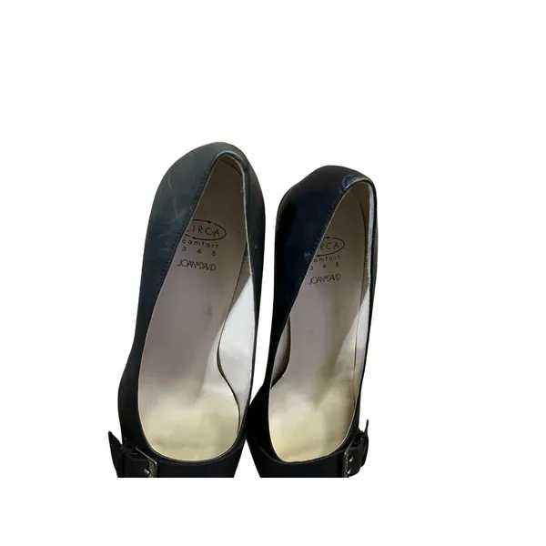 Joan & David Leather Pointy Toe Pumps Womens 8M Blue Circa 365 CJCalliope Y2K - Image 12