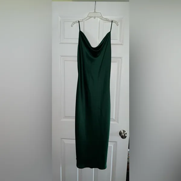 Princess Polly Betta Vanore Midi Dress in Forest Green Size 6 New with tag - Image 14