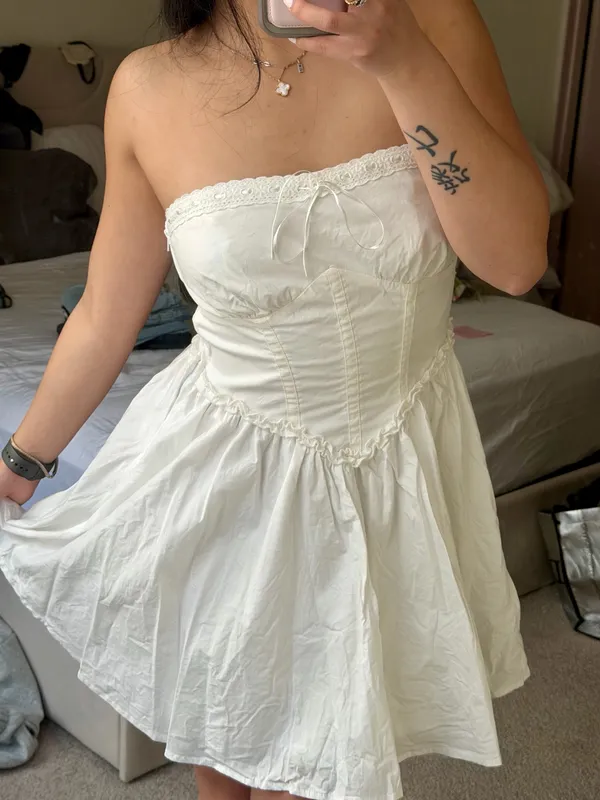 White Dress Francesca's - Image 2