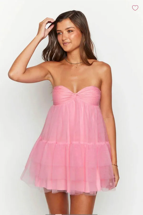 Beautiful boutique, pink dress - Image 3