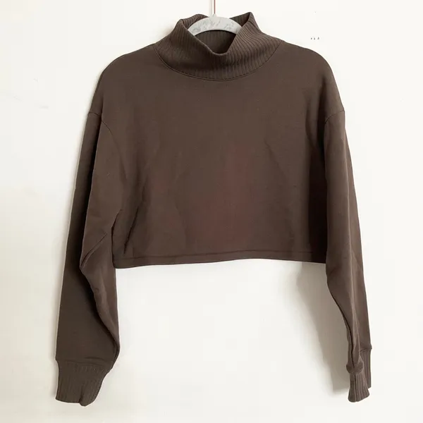 Alo Yoga Cropped Serenity Coverup Expresso S - Image 2