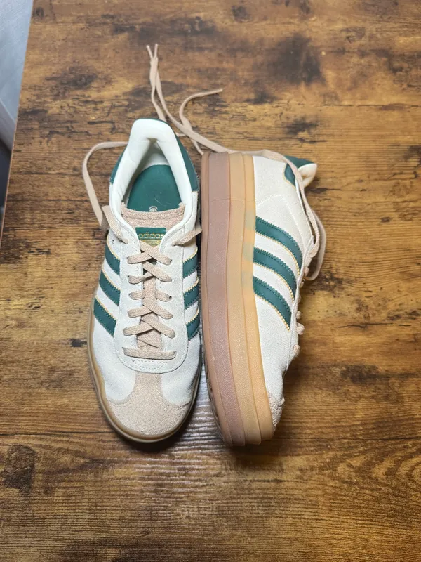 Adidas Green Platform Gazelles - Image 5